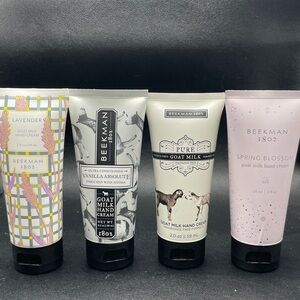 4 Pack Beekman 1802 Goat Milk Hand Cream - Assorted Scents NEW!
